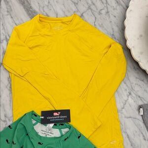 EUC Vineyard Vines RASHGUARD. 12-14 yellow.  (Green is NWT & posted separately)